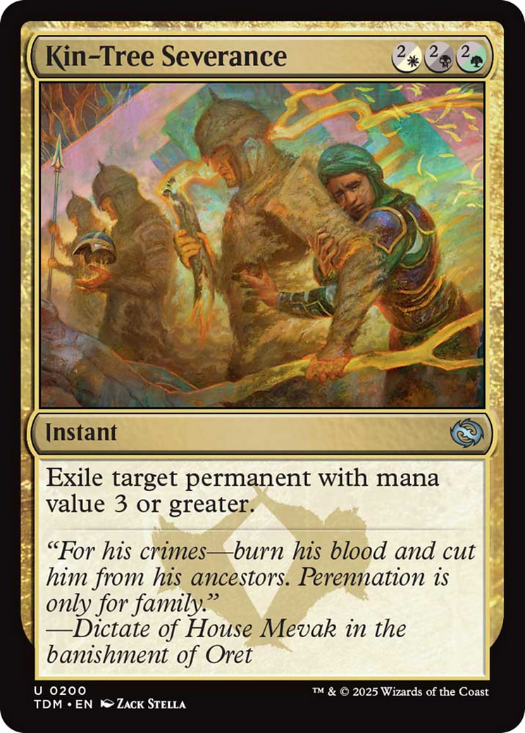 Kin-Tree Severance [Tarkir: Dragonstorm] | Exor Games Dartmouth
