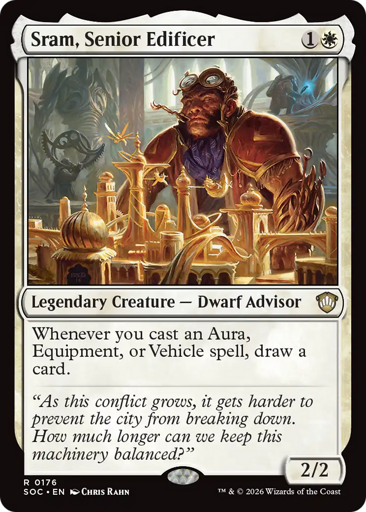 Sram, Senior Edificer [Secrets of Strixhaven Commander] | Exor Games Dartmouth