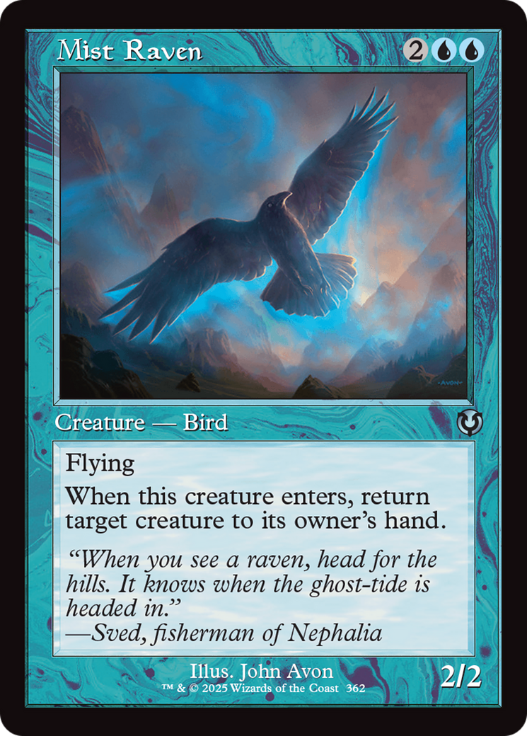 Mist Raven (Retro Frame) [Innistrad Remastered] | Exor Games Dartmouth