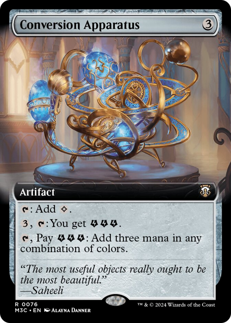 Conversion Apparatus (Extended Art) (Ripple Foil) [Modern Horizons 3 Commander] | Exor Games Dartmouth