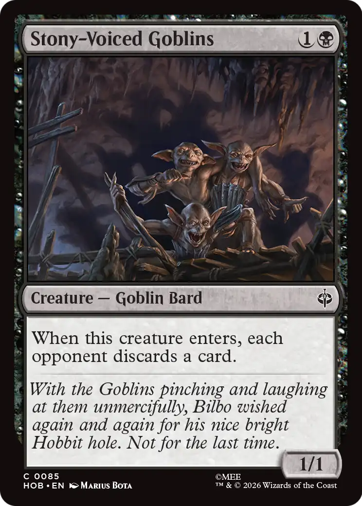 Stony-Voiced Goblins [The Hobbit] | Exor Games Dartmouth