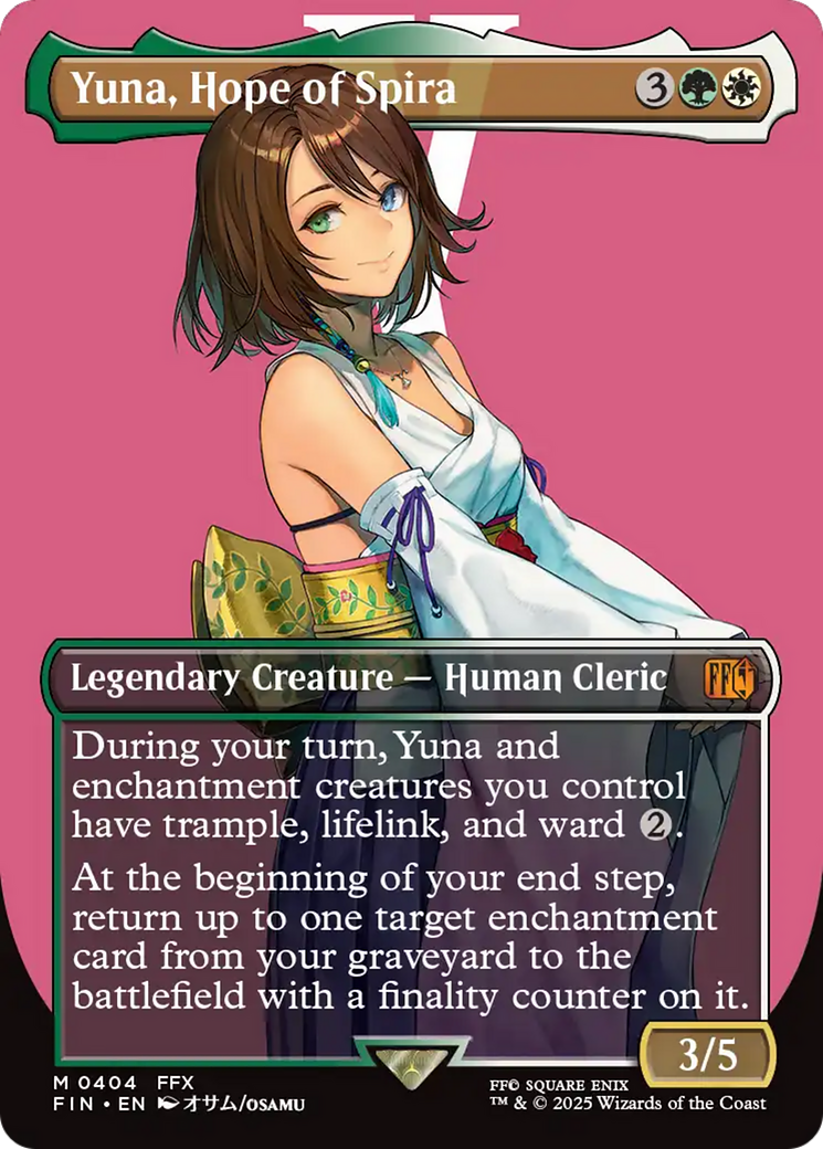Yuna, Hope of Spira (Borderless) [FINAL FANTASY] | Exor Games Dartmouth