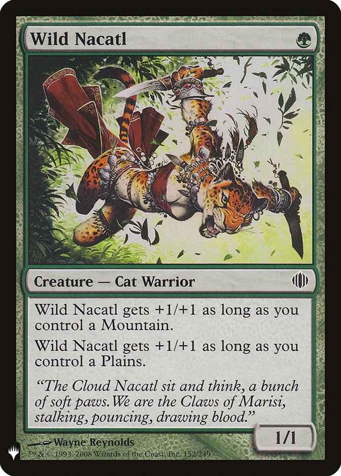 Wild Nacatl [Mystery Booster] | Exor Games Dartmouth