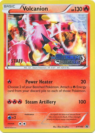 Volcanion (XY145) (Staff) [XY: Black Star Promos] | Exor Games Dartmouth