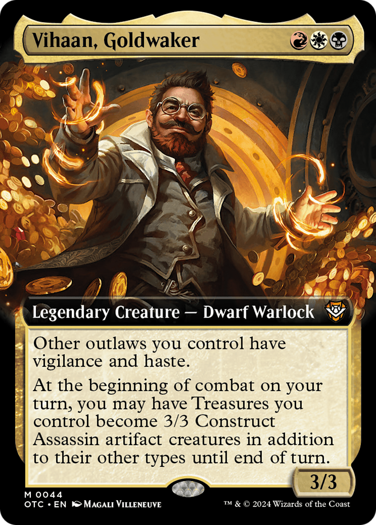 Vihaan, Goldwaker (Extended Art) [Outlaws of Thunder Junction Commander] | Exor Games Dartmouth