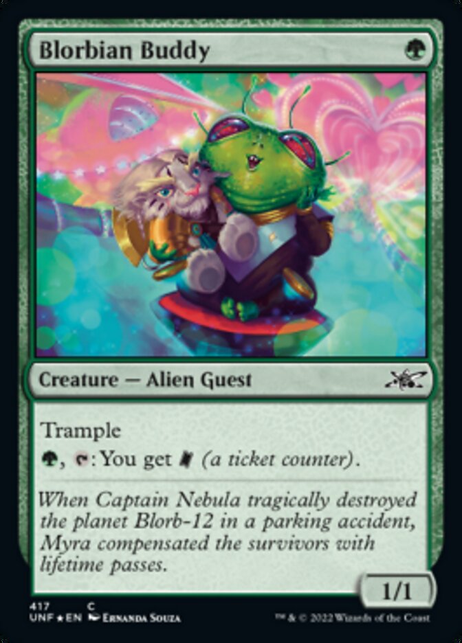 Blorbian Buddy (Galaxy Foil) [Unfinity] | Exor Games Dartmouth