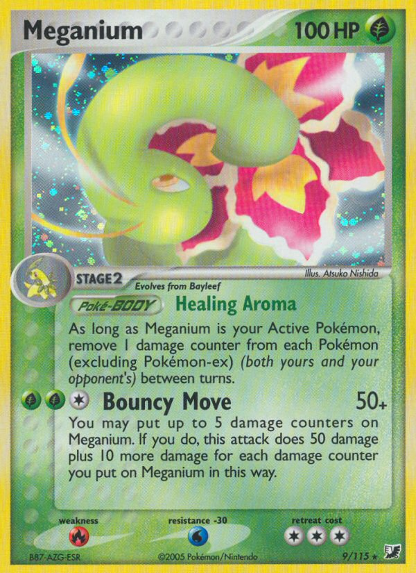 Meganium (9/115) [EX: Unseen Forces] | Exor Games Dartmouth