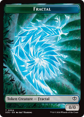 Fractal (0004) // Elemental (0002) Double-Sided Token [Secrets of Strixhaven Tokens] | Exor Games Dartmouth