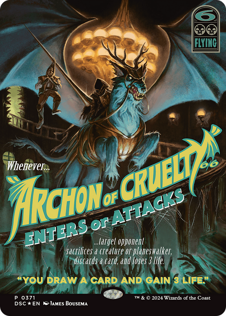 Archon of Cruelty (Showcase) [Duskmourn: House of Horror Commander] | Exor Games Dartmouth