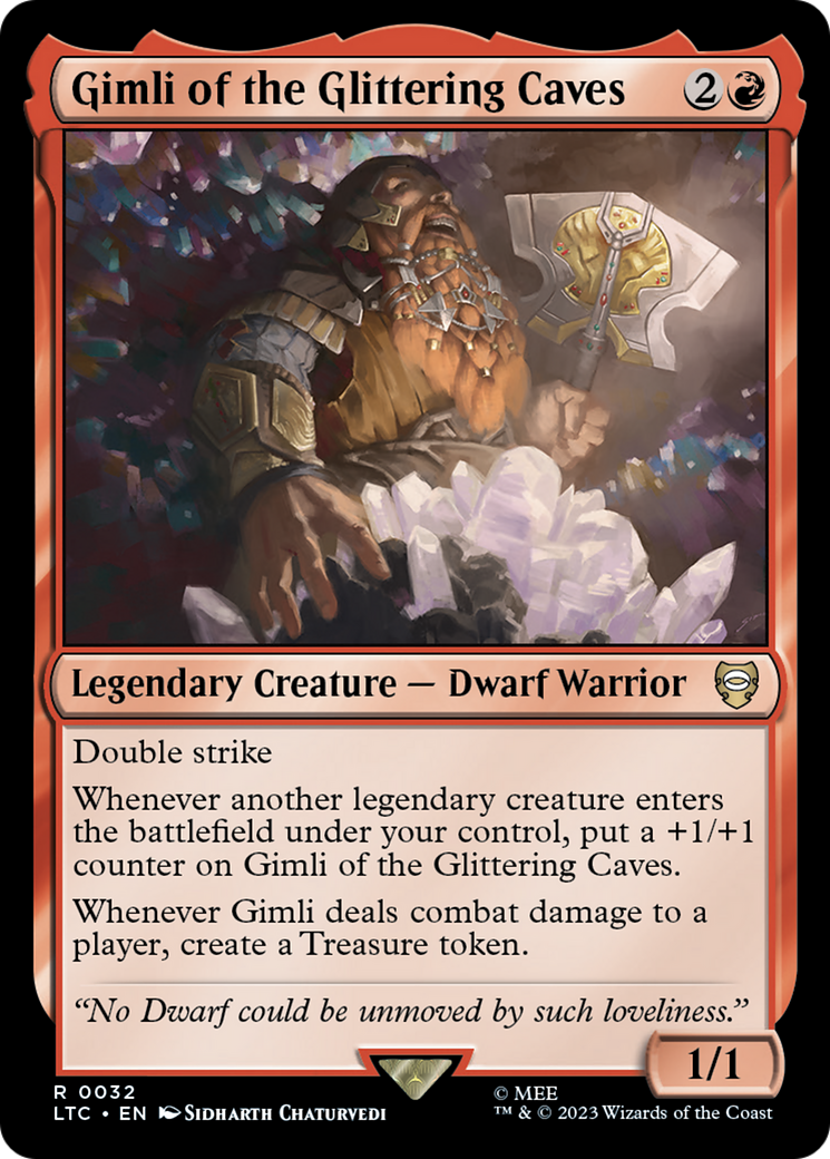 Gimli of the Glittering Caves [The Lord of the Rings: Tales of Middle-Earth Commander] | Exor Games Dartmouth
