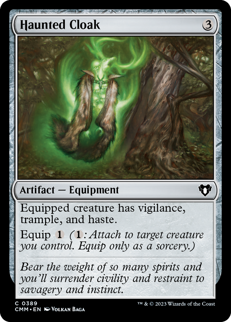 Haunted Cloak [Commander Masters] | Exor Games Dartmouth