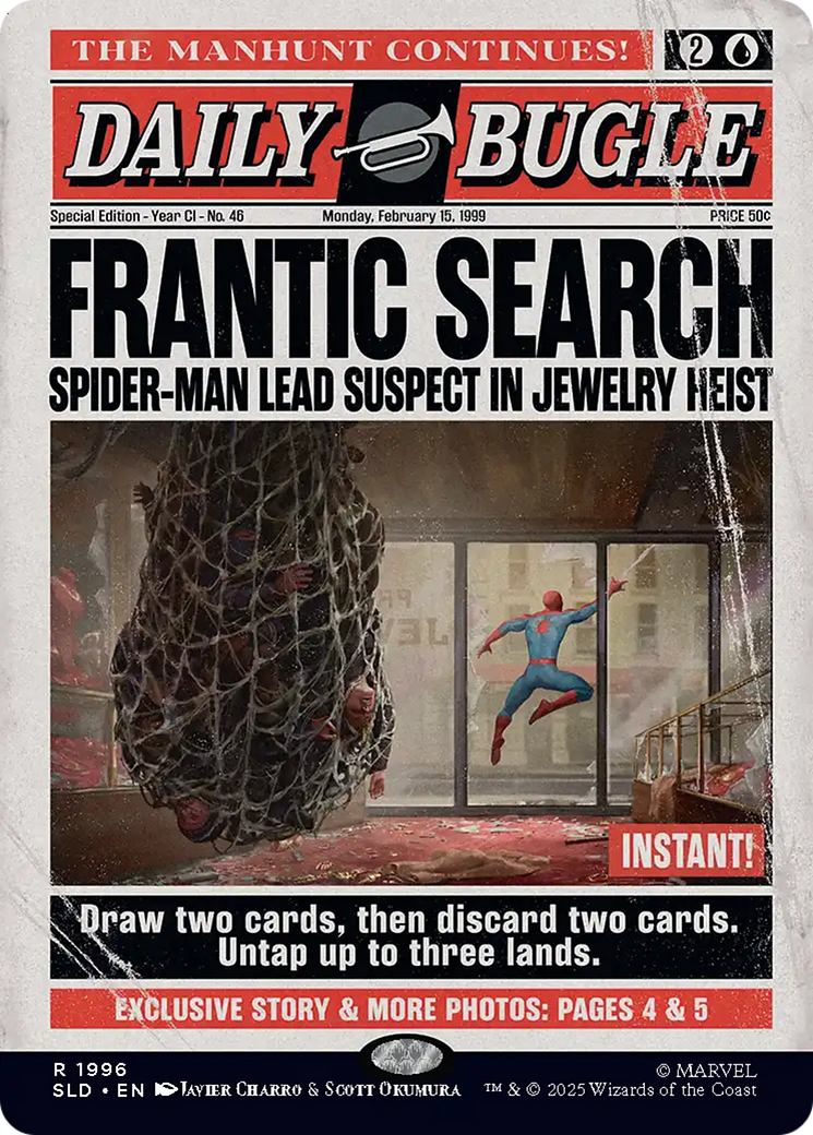 Frantic Search (1996) (Rainbow Foil) [Secret Lair Drop Series] | Exor Games Dartmouth