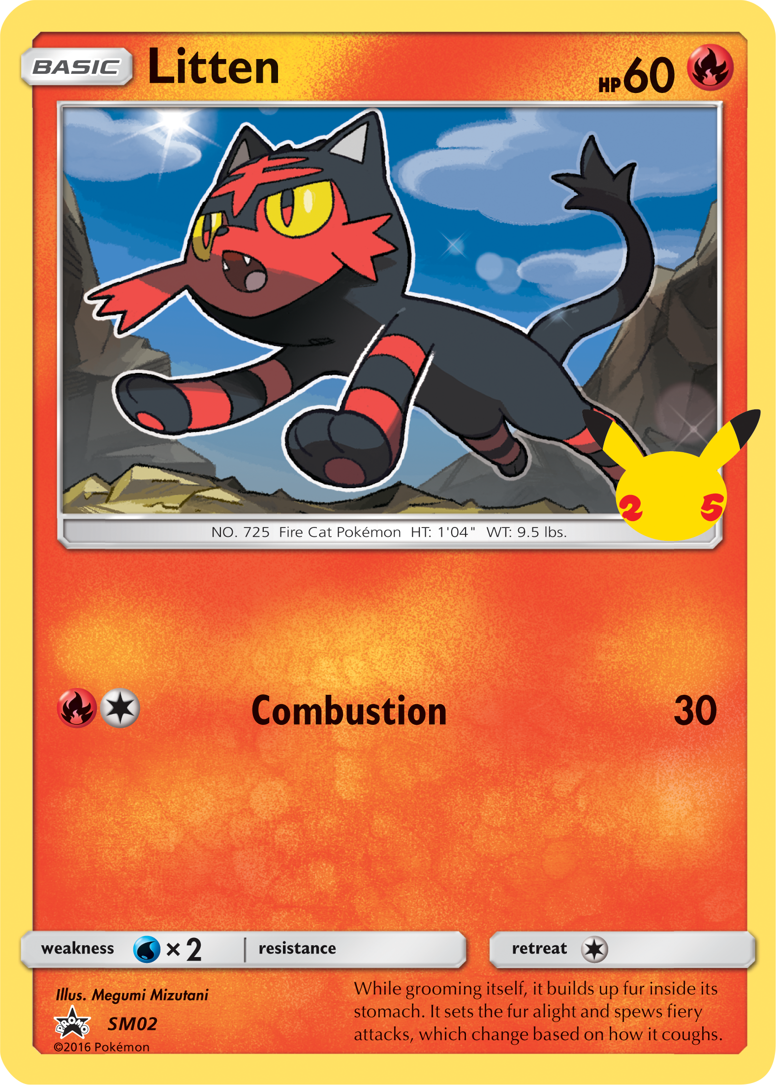 Litten (SM02) (Jumbo Card) [First Partner Pack] | Exor Games Dartmouth