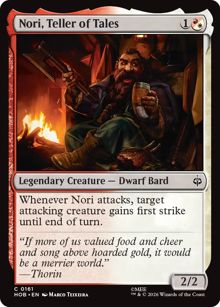 Nori, Teller of Tales [The Hobbit] | Exor Games Dartmouth