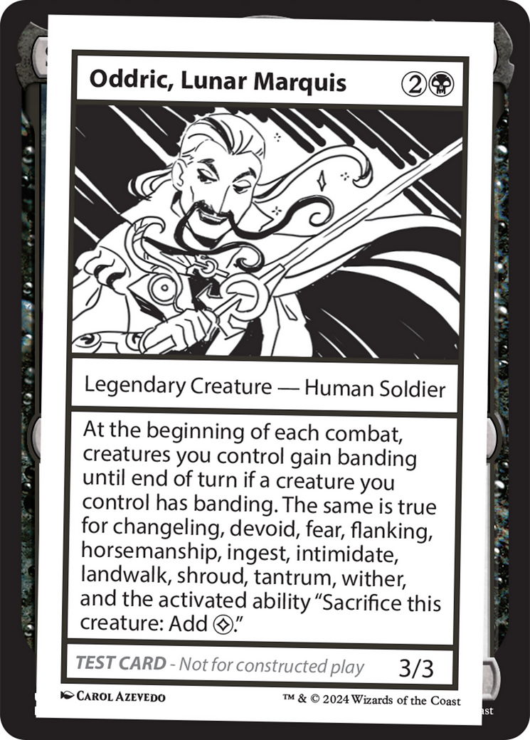 Oddric, Lunar Marquis [Mystery Booster 2 Playtest Cards] | Exor Games Dartmouth