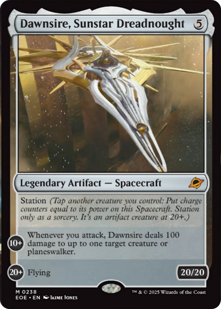 Dawnsire, Sunstar Dreadnought [Edge of Eternities] | Exor Games Dartmouth