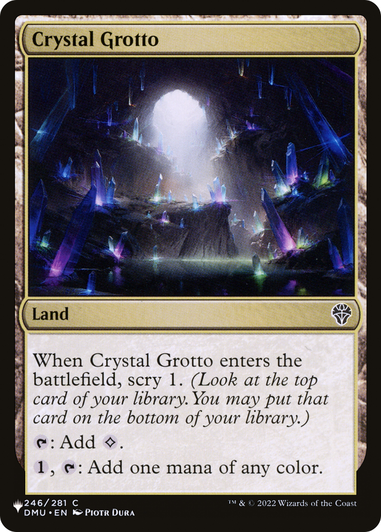 Crystal Grotto [The List Reprints] | Exor Games Dartmouth