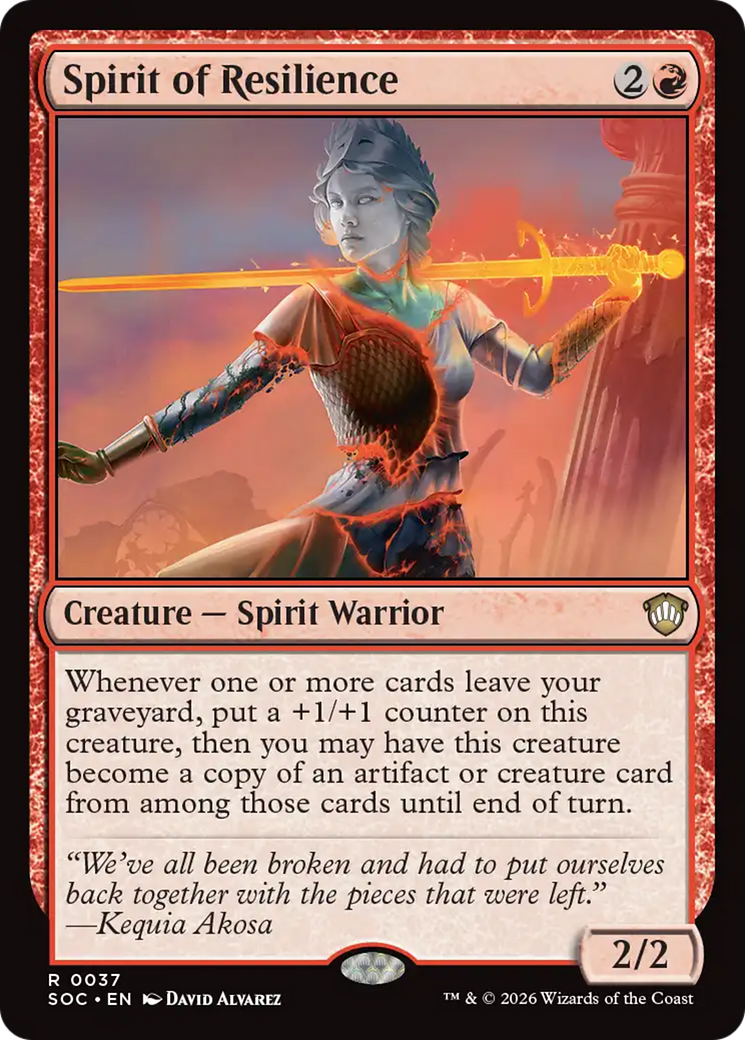 Spirit of Resilience [Secrets of Strixhaven Commander] | Exor Games Dartmouth