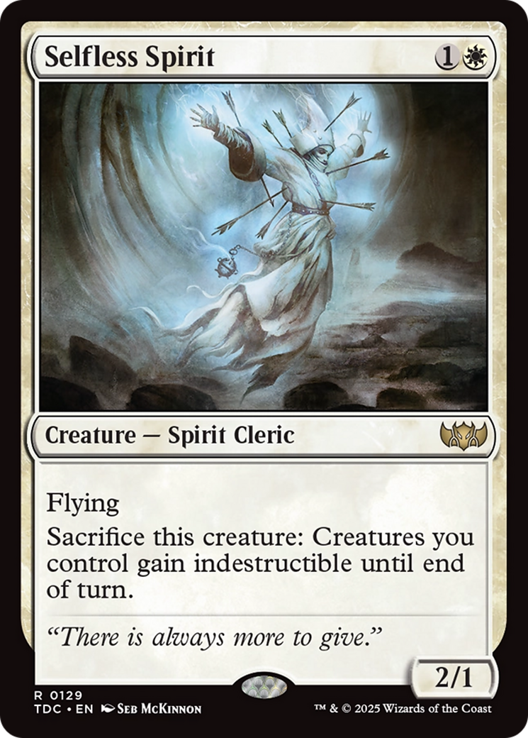 Selfless Spirit [Tarkir: Dragonstorm Commander] | Exor Games Dartmouth