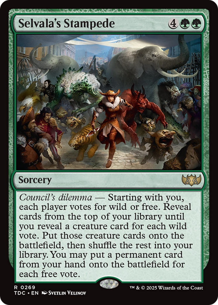 Selvala's Stampede [Tarkir: Dragonstorm Commander] | Exor Games Dartmouth