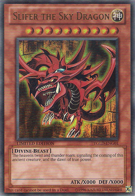 Slifer the Sky Dragon [YGLD-ENG01] Ultra Rare | Exor Games Dartmouth