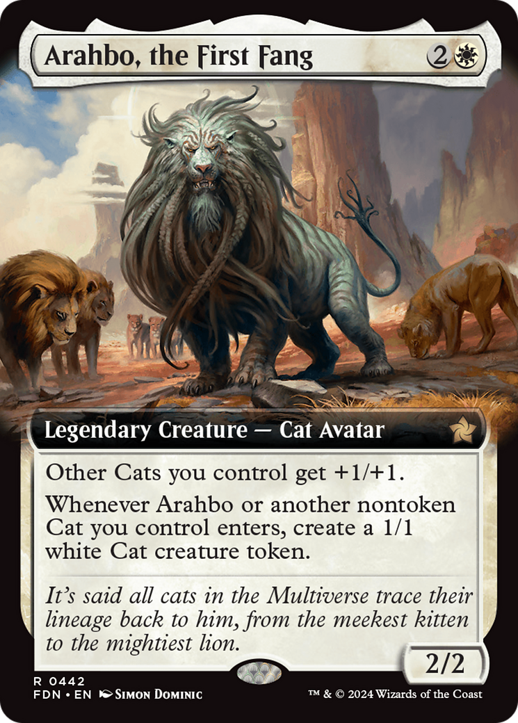 Arahbo, the First Fang (Extended Art) [Foundations] | Exor Games Dartmouth