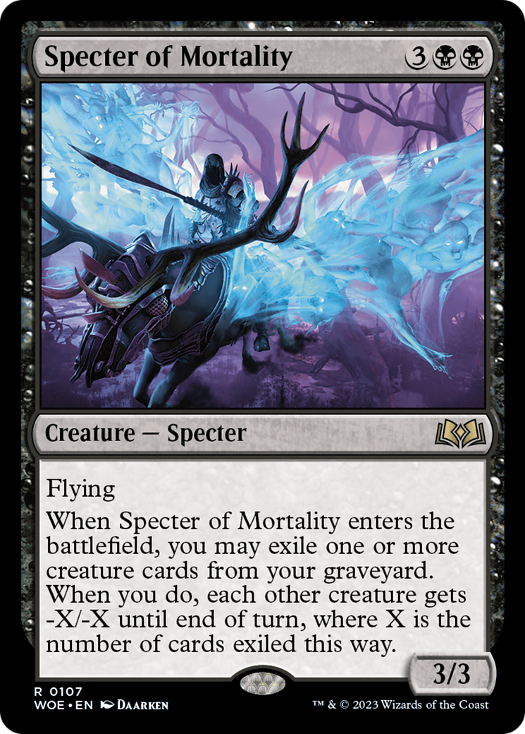 Specter of Mortality [Wilds of Eldraine] | Exor Games Dartmouth