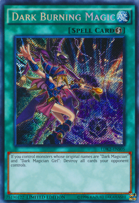 Dark Burning Magic [LDK2-ENS05] Secret Rare | Exor Games Dartmouth