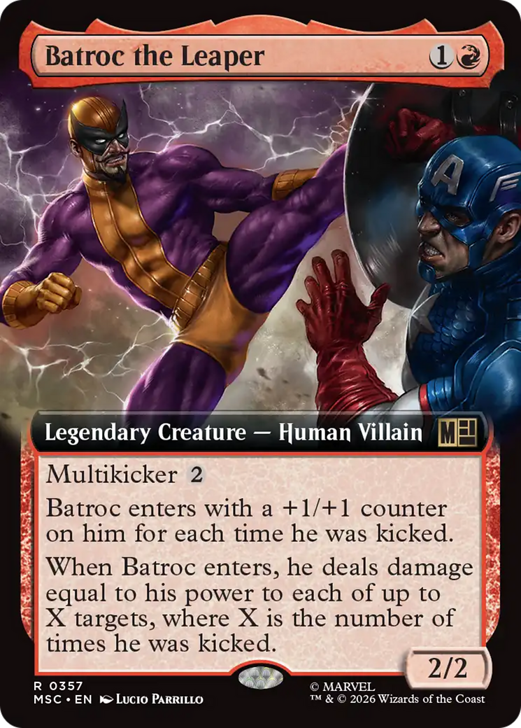 Batroc the Leaper (Extended Art) [Marvel Super Heroes Commander] | Exor Games Dartmouth
