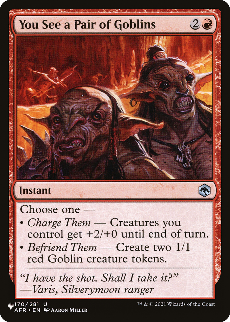 Dance with Goblins - Dance with Calamity [Secret Lair Drop Series] | Exor Games Dartmouth