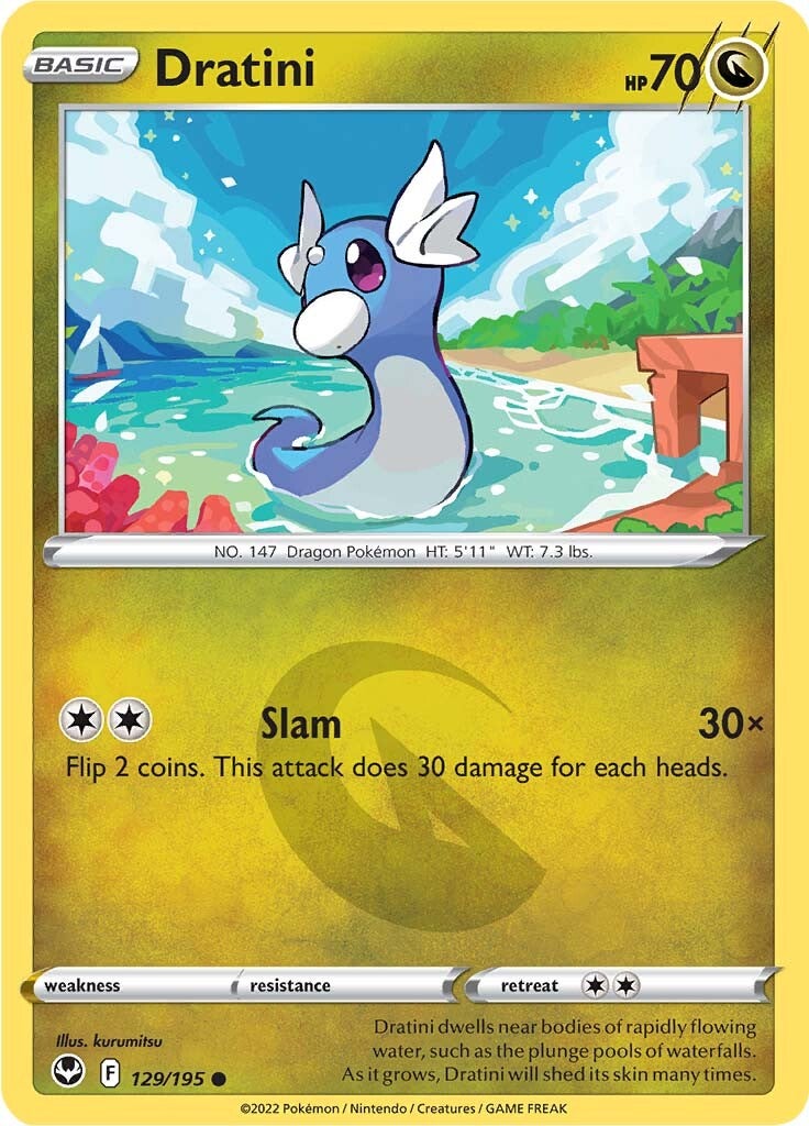 Dratini (129/195) [Sword & Shield: Silver Tempest] | Exor Games Dartmouth