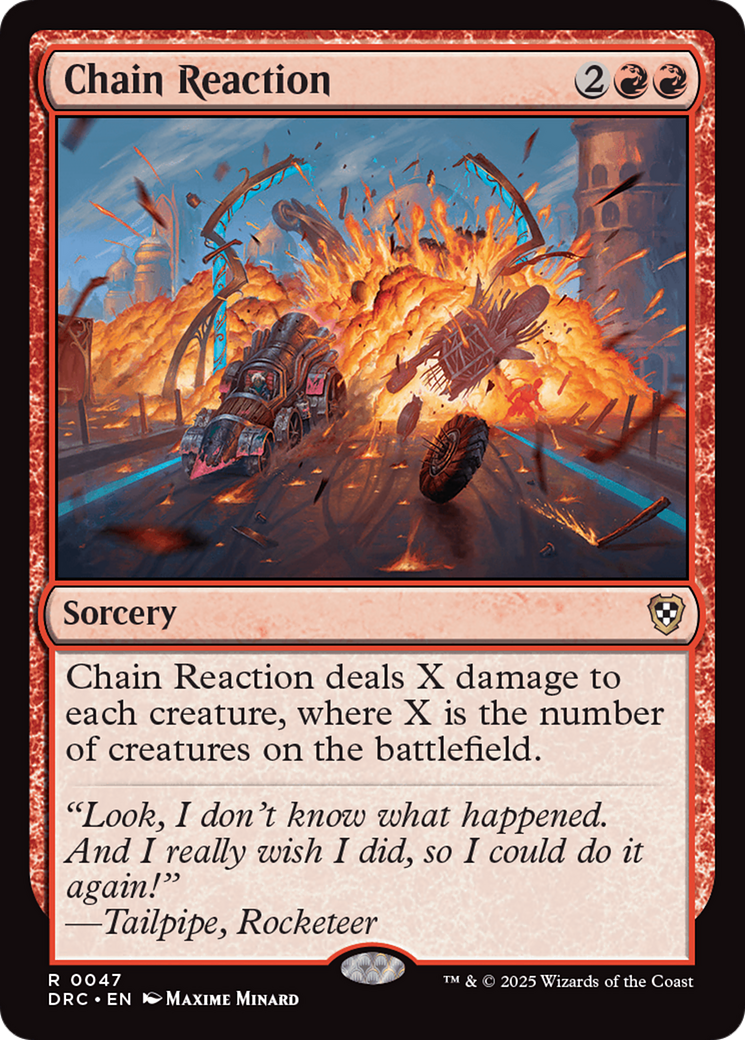 Chain Reaction [Aetherdrift Commander] | Exor Games Dartmouth