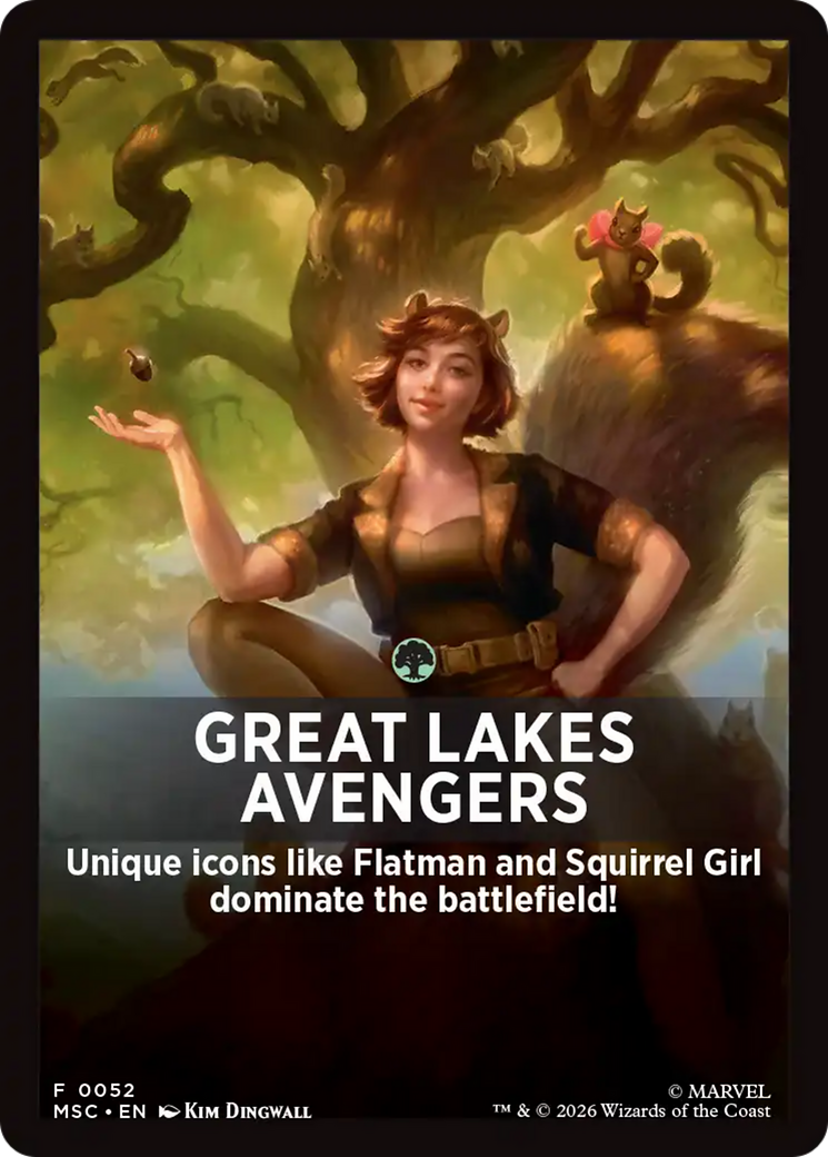 Great Lakes Avengers Theme Card [Marvel Super Heroes Commander] | Exor Games Dartmouth
