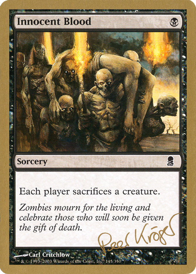 Innocent Blood (Peer Kroger) [World Championship Decks 2003] | Exor Games Dartmouth