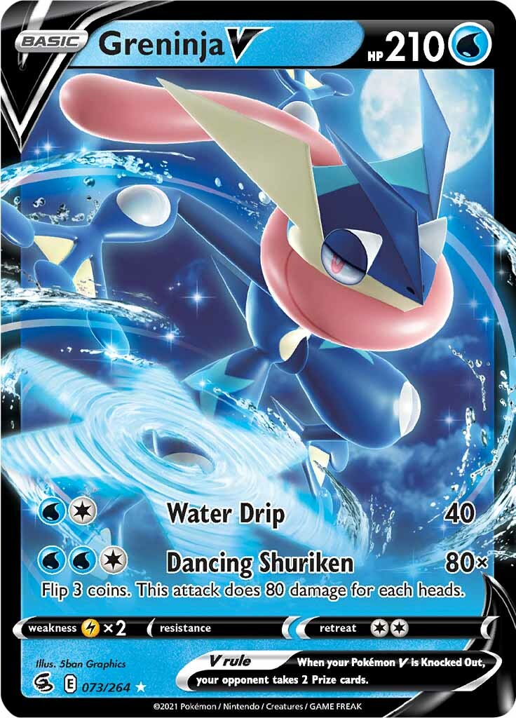 Greninja V (073/264) [Sword & Shield: Fusion Strike] | Exor Games Dartmouth