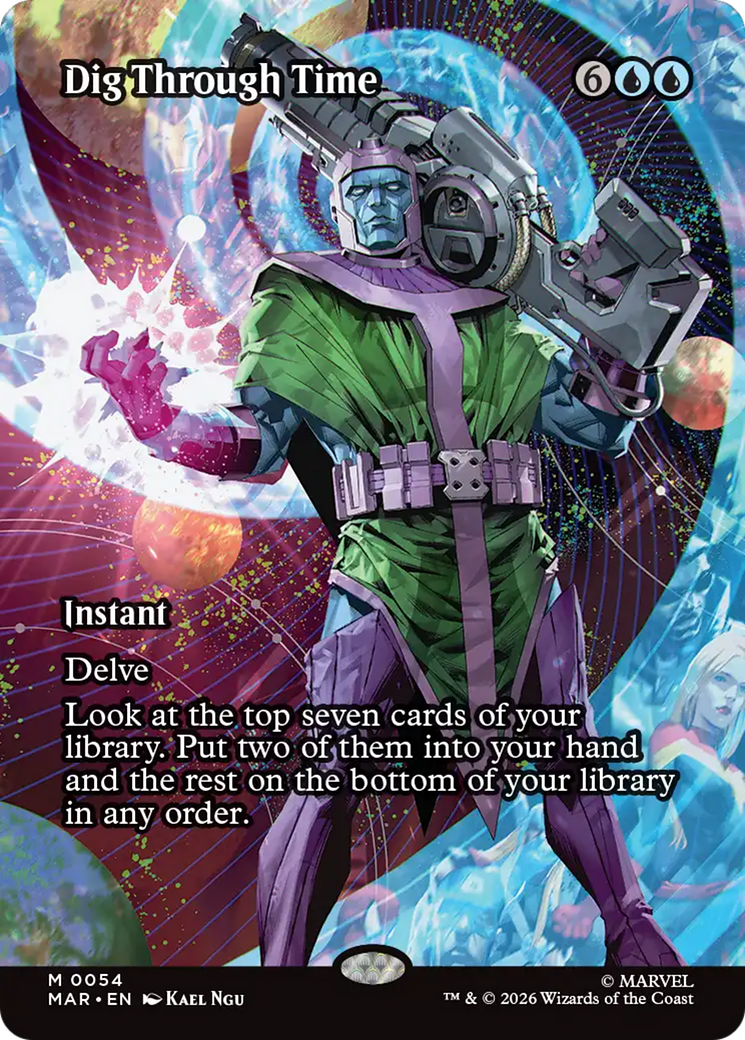Dig Through Time (Borderless) [Marvel Universe: Eternal-Legal] | Exor Games Dartmouth