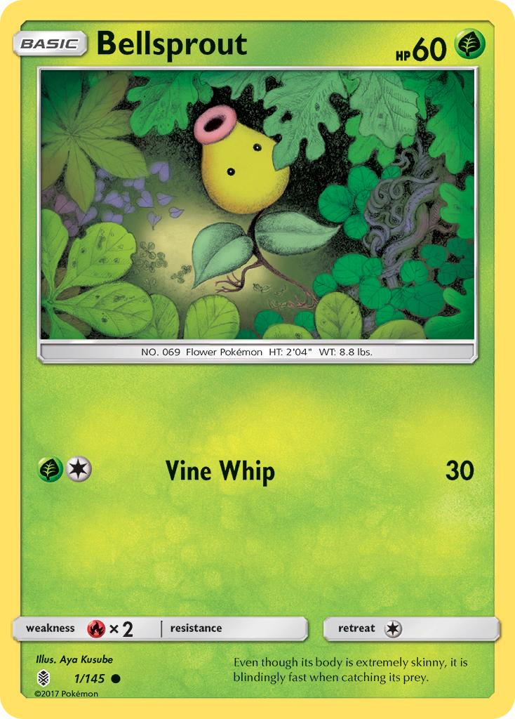 Bellsprout (1/145) [Sun & Moon: Guardians Rising] | Exor Games Dartmouth