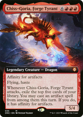 Chiss-Goria, Forge Tyrant (Extended Art) [Phyrexia: All Will Be One Commander] | Exor Games Dartmouth