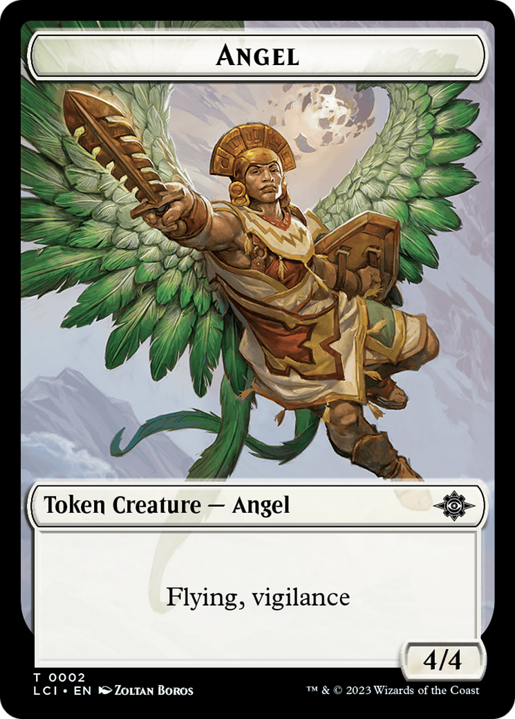 Angel Token [The Lost Caverns of Ixalan Tokens] | Exor Games Dartmouth