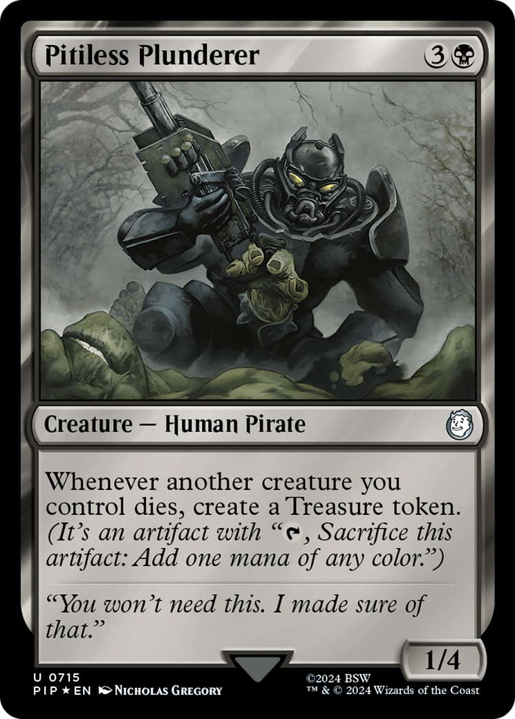 Pitiless Plunderer (Surge Foil) [Fallout] | Exor Games Dartmouth