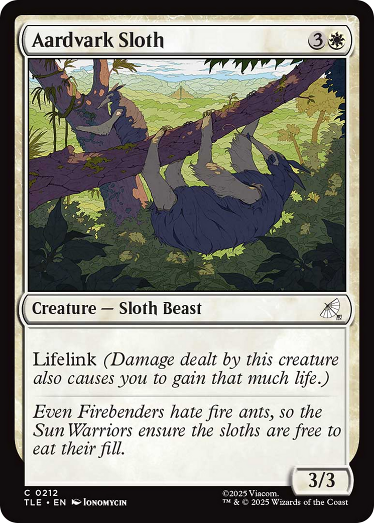 Aardvark Sloth [Avatar: The Last Airbender: Eternal-Legal] | Exor Games Dartmouth