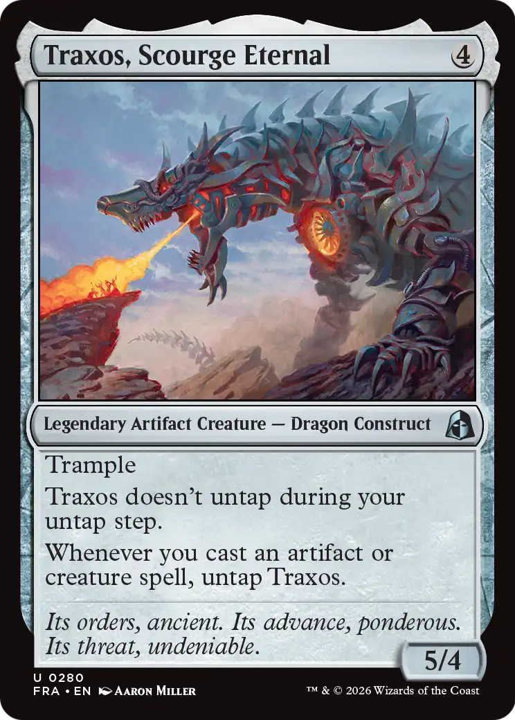 Traxos, Scourge Eternal [Reality Fracture] | Exor Games Dartmouth