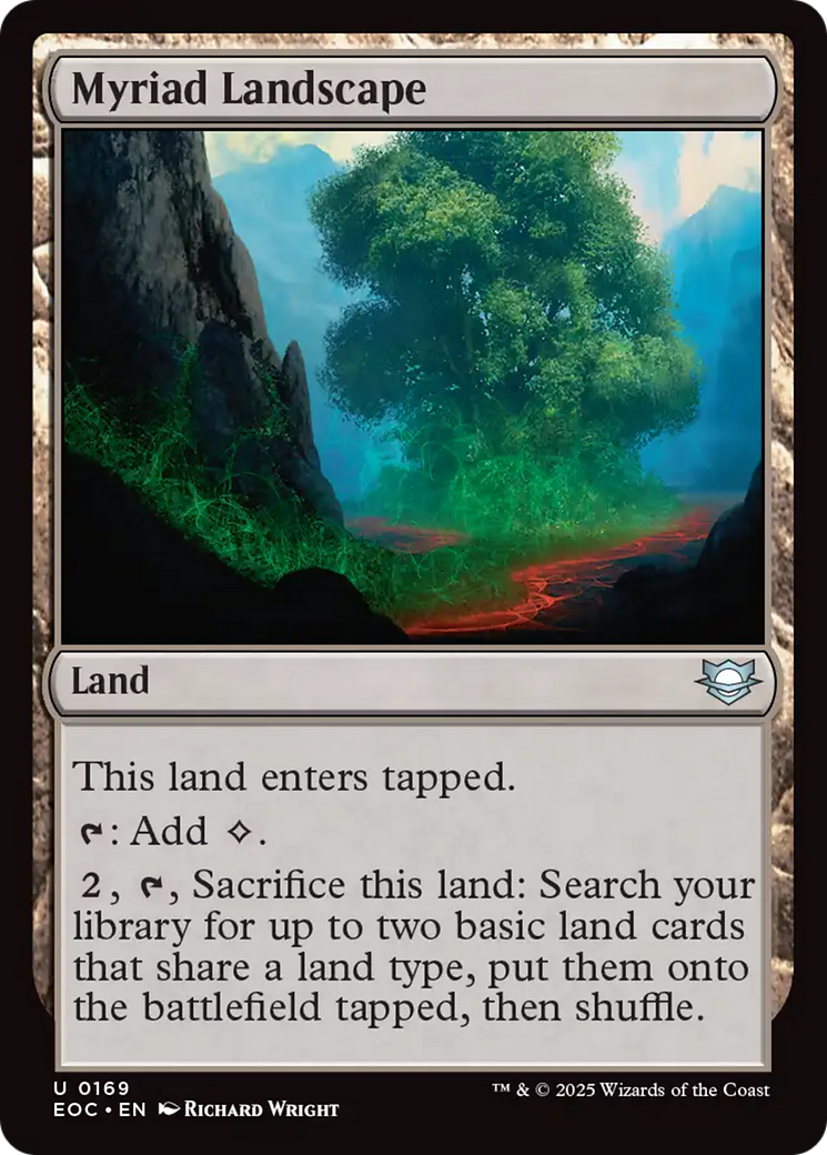 Myriad Landscape [Edge of Eternities Commander] | Exor Games Dartmouth