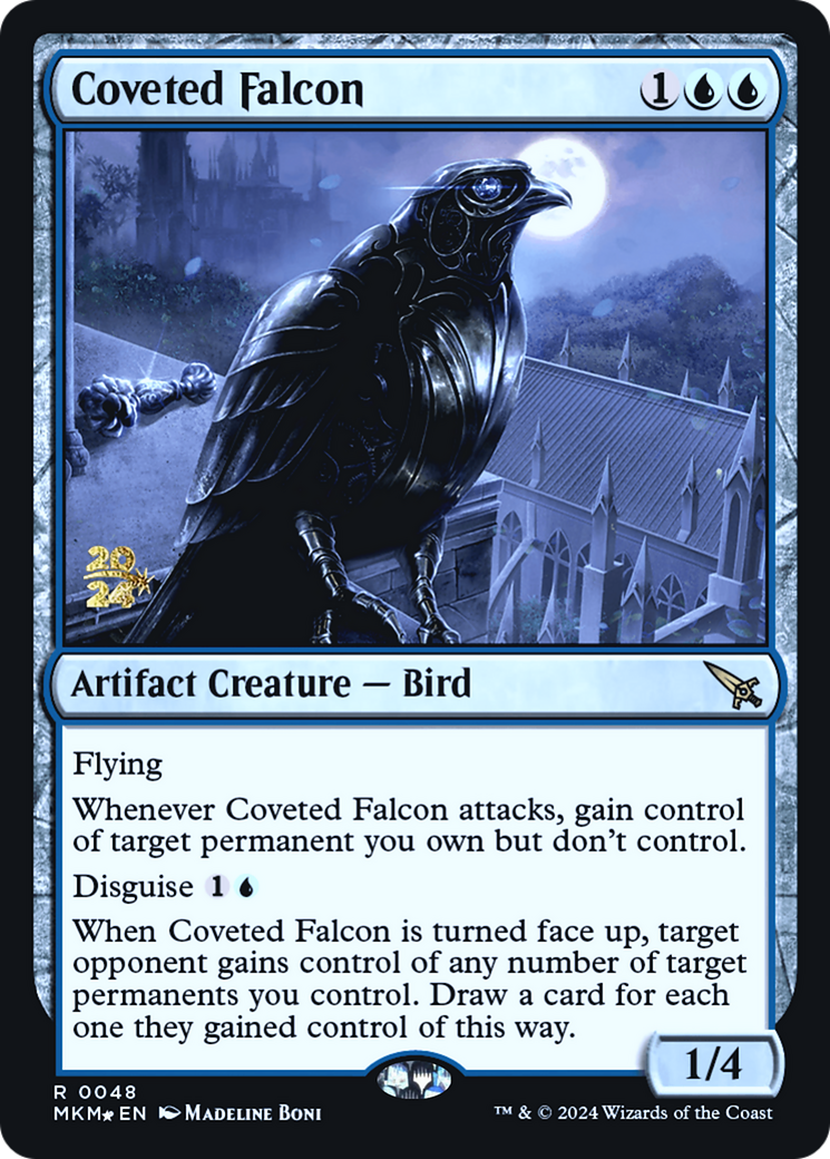 Coveted Falcon [Murders at Karlov Manor Prerelease Promos] | Exor Games Dartmouth