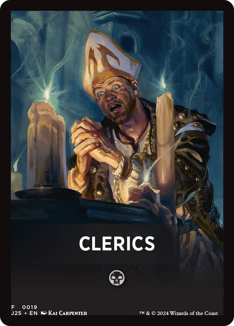 Clerics Theme Card [Foundations Jumpstart Front Cards] | Exor Games Dartmouth