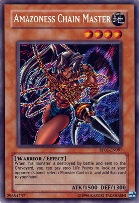 Amazoness Chain Master [RP01-EN097] Secret Rare | Exor Games Dartmouth