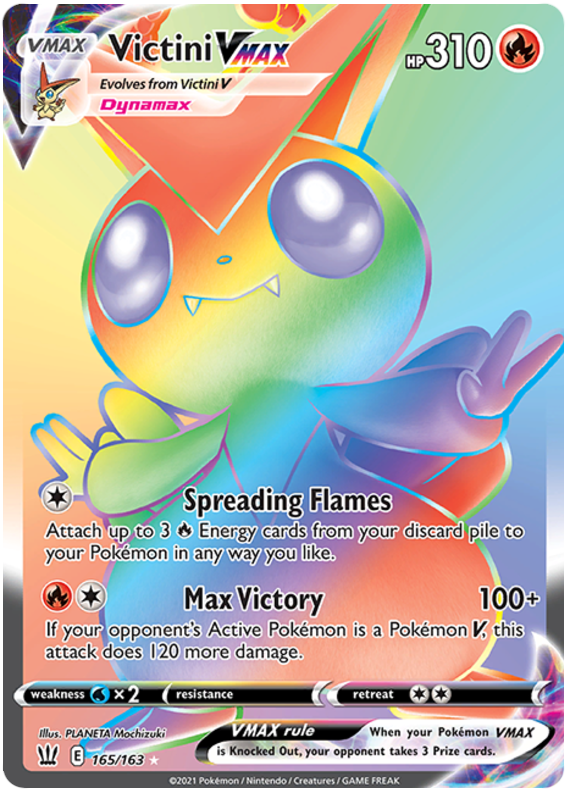 Victini VMAX (165/163) [Sword & Shield: Battle Styles] | Exor Games Dartmouth