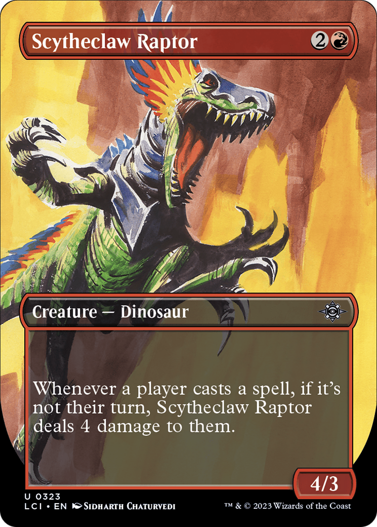 Scytheclaw Raptor (Borderless) [The Lost Caverns of Ixalan] | Exor Games Dartmouth