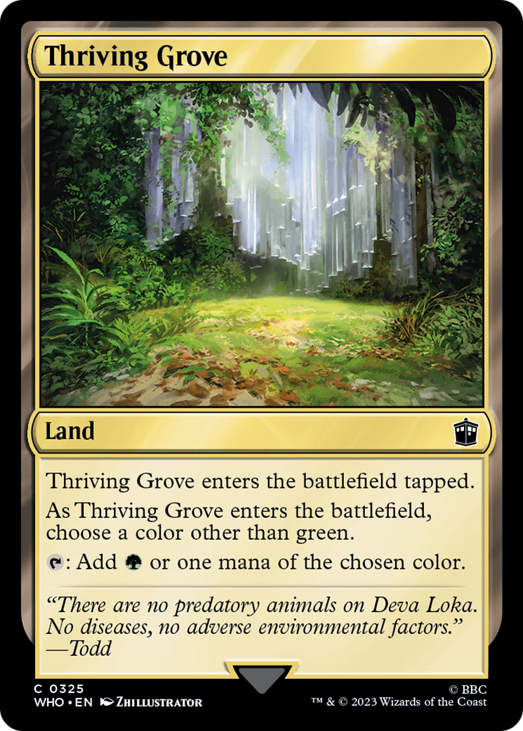 Thriving Grove [Doctor Who] | Exor Games Dartmouth