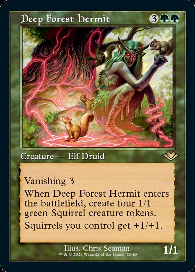 Deep Forest Hermit (Retro Foil Etched) [Modern Horizons] | Exor Games Dartmouth